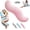 Pink, variant on Pea Pod Body Pillow for Side Sleeper, Ergonomic Double Curve Pod Full Body Pillows, Cooling Full Comfort Pillow for Back & Neck, Secure Fit Between Knees and Washable Cover(Blue,M)