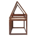 thumbnail image 5 of EUROCO Twin over Twin House Bunk Bed with Roof for Kids Teens Bedroom, Grey, 5 of 16