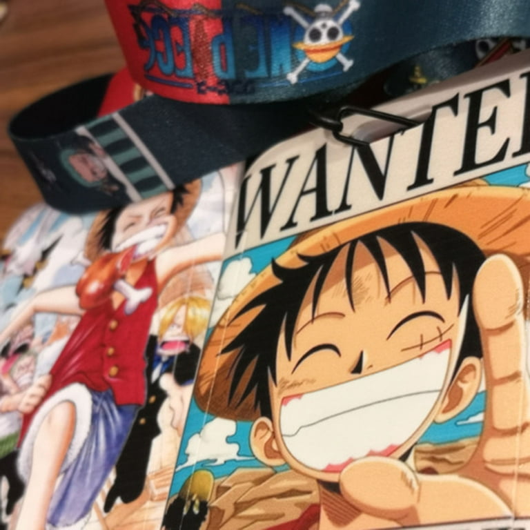 One Piece Anime Series Monkey D. Luffy Themed Lanyard With ID Badge Holder