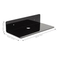 thumbnail image 2 of MERRYHAPY 1Ud Estante Negro Para Colgar En Pared Uso Práctico Y Decorativo Material Duradero, 2 of 8