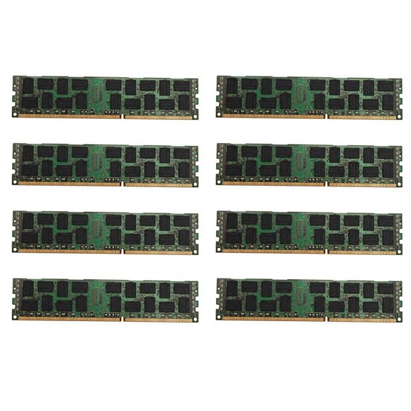 8X Memoria RAM Ecc de 8GB DDR3 1333MHZ PC3L-10600R 1.35V 2RX4 REG Ecc RAM para EstacióN de Trabajo de Servidor