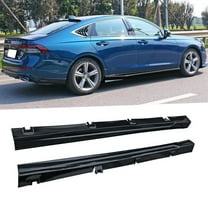 NINTE Side Skirt for 11th 2023 2024 Honda Accord Rocker Panel Covers Add-on Gloss Black