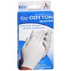 CARA 100% Dermatological Cotton Gloves, Large