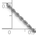thumbnail image 5 of Leslie's 14K White Gold 1.5mm Diamond-Cut Rope Chain (Weight: 3.51 Grams, Length: 16 Inches), 5 of 5