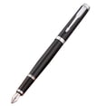 thumbnail image 1 of Pluma estilográfica de punta extrafina de 0,5 mm, escritura suave, tinta pura, color negro esmerilado, bolígrafo de negocios de alta gama., 1 of 12