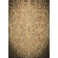 thumbnail image 1 of Ahgly Company Machine Washable Indoor Rectangle Transitional Yellow Orange Area Rugs, 2' x 5', 1 of 7