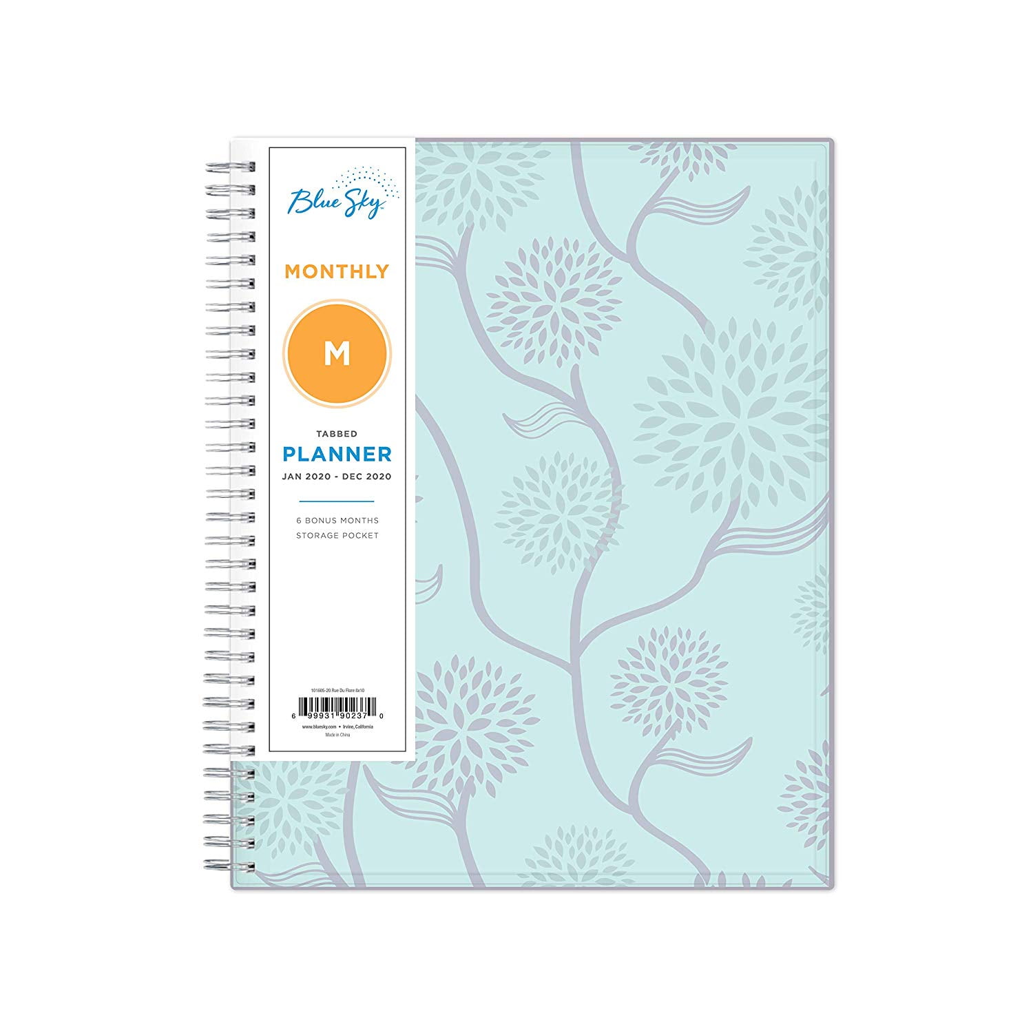 Blue Sky 2019 Weekly Monthly Planner Organizer Flexible Cover Twin-wire Binding for sale online 