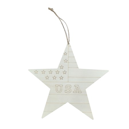 

Home Decor Bedroom Home Decoration Independence Day Wooden Pendant DIY Graffiti Parent-Child Interaction Pendants White