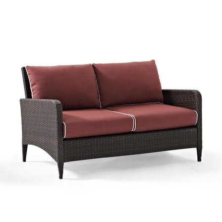Outdoor Loveseat Wicker Patio Furniture - Elegant Design, Comfortable Seating, Weather Resistant