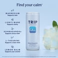 thumbnail image 3 of TRIP Sparkling Magnesium Drink, Melon Cucumber Flavor, 12 oz, 12 Pack, Adaptogen Drink With Ashwagandha and Lions Mane, 3 of 9