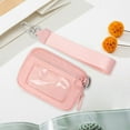 thumbnail image 4 of Portable Waterproof Wristlet Pouch with Clear Card Slot, Solid Color Series, Stylish and Convenient, Ideal for Daily Commutes, Travel, and Outdoor Activities, 4 of 5