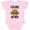 AD-Pink, variant on Weightlifting Funny Future Lifter Boys or Girls Baby Bodysuit