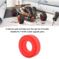 thumbnail image 4 of 4Pcs RC Tire Foam Insert, Durable 3 Layers Hollow Waterproof Temperature Resistant Silicone Rubber Insert Foam, Stable 1.9 Inch Tire RC Car Tire Foam for 1/10 RC Car, 4 of 7