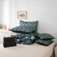 thumbnail image 6 of Homewish Chic Flowers 7-Piece Twin Bedding Sets For Teens Female Girls,Spring Garden Bedding Comforter Set,Green Yellow Breathable Sheet Sets,Lightweight Room Decor,Reversible, 6 of 8