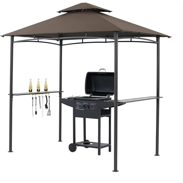 Grezone Outdoor Grill Gazebo Tent BBQ Canopy for Outdoor Grill Shelter