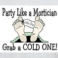 thumbnail image 3 of CafePress - Party Like A Mortician Light T Shirt - Men's Classic Graphic T-Shirt, 3 of 4