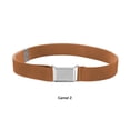 thumbnail image 1 of 1 Set Simple Conception Enfants Élastique Ceinture Garçons Réglable Boucle Extensible Ceinture Réutilisable Jeans Vêtements Accessoires Beige Clair, 1 of 9