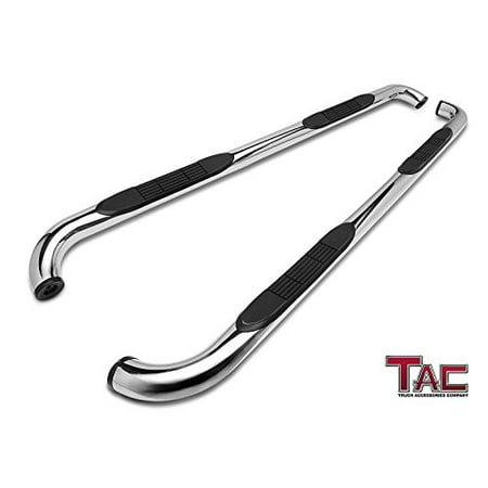 TAC Side Steps for 2002-2005 Ford Explorer (4 Door) Truck Pickup 3 inches T304 Stainless Steel Side Bars Nerf Bars Running Boards Off Road Exterior Accessories (2 Pieces Running