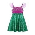 thumbnail image 1 of Disney-Vestidos de princesa de Frozen para niña, disfraz de Elsa, Anna, Ariel, Rapunzel, Minnie, Jasmine, Blancanieves Fivean unisex, 1 of 2