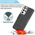 thumbnail image 3 of Galaxy S21 Case, Takfox Shockproof Hard Shell [Built-in Kickstand] Secure Locking Belt Swivel Clip Holster Defender Carrying Armor Sturdy Protection Slim Case Cover for Samsung Galaxy S21 , Black, 3 of 7
