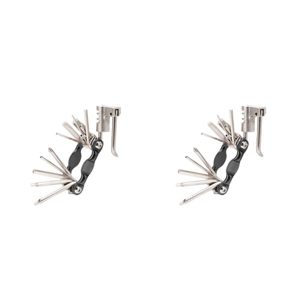 Llave de reparación de bicicletas Wosthever 11 en 1 Negro 2Conjunto