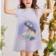 thumbnail image 2 of 2M a 12Y Disney niños niñas adolescentes verano Anna Elsa vestido Jasmine vestido 2022 niños ropa 3D moda hermanas Floral Baby5T Gao Jinjia LED, 2 of 2