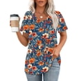 thumbnail image 2 of Cute Summer Tops for Women 2025 Trendy Womens T Shirts Casual Graphic My Orders Placed Recently By Me My Account, 2 of 4