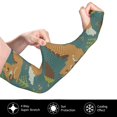 thumbnail image 3 of Daiia Knitted Woodland Squirrel UV Sun Protection Arm Sleeves - Cooling Compression Arm Sleeve - Sports & UV Arm Sleeves for Men & Women, 3 of 8