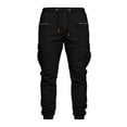 thumbnail image 5 of Jerdar Mens Casual Joggers Pants - Cotton Drawstring Chino Cargo Pants Hiking Outdoor Twill Track Jogging Sweatpants Pants, 5 of 5