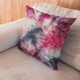 thumbnail image 3 of Plutus Fuchsia Purple Fureal Animal Faux Fur Luxury Throw Pillow - Double sided 24" x 24", 3 of 5