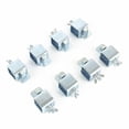 thumbnail image 3 of UPKOCH Door Skin Clamp Silver Aluminium Alloy 8Set 6.7x4.9x1.2in, 3 of 6