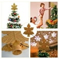 thumbnail image 2 of ziyahi LED Christmas Lighting Star Shape Tree Top Projector Light Exquisite Five-Pointed Star Projection Lamp, 2 of 8