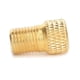 thumbnail image 3 of Adaptador de latón para válvula Presta: convierte válvulas Presta a Schrader e infla neumáticos con una bomba de bicicleta estándar o un compresor de aire (paquete de 4)., 3 of 4