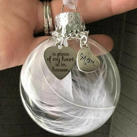 

Christmas Deal Feather - A Piece of My Heart Is In Heave Memorial Ornament