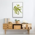 thumbnail image 6 of Octopus Framed Premium Gallery Wrapped Canvas - Ready to Hang - 17 x 25 - White Floating Frame, 6 of 9