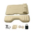 thumbnail image 1 of Wweixi Mattress With Inflatable Neck Protection Pillow Wave For Less Turbulence Soft And Breathable Car Bed Beige With long foot piers, 1 of 6