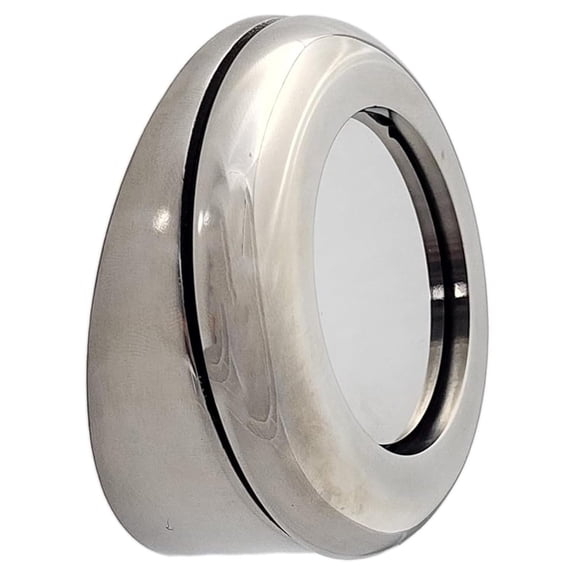 Stainless Steel Scupper and Wedge Combo - Direct Replacement for Most Surface Mounted Scuppers - Patented