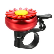 FRCOLOR Red Sunflower Shaped Bell for Mountain Bikes 1Pcs with Design