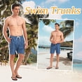 thumbnail image 2 of Shorts de Baño Scotamalone de Secado Rápido para Hombre Azul Marino y Blanco, 2 of 6