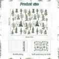 thumbnail image 2 of LERPBKM Paper Placemats Disposable 50 pack Winter Pine Trees Placemats 16x 11 inch Christmas Place Mats for Home Kitchen Dining Table Decoration Party Supplies, 2 of 7