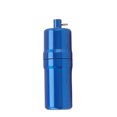 thumbnail image 1 of 10 Sticks Cigarette Case Stainless Steel Dampproof Portable Mini Cigarette Box with Keychain Gift for Man Blue, 1 of 9