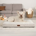 thumbnail image 4 of FurHaven Plush & Decorator Check Tuft-Top Orthopedic Mattress Pet Bed for Dogs and Cats - Gray, Large, 4 of 12