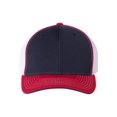thumbnail image 2 of Richardson Pulse Sportmesh with R-Flex Cap, L-XL, Navy-White-Red Tri, 2 of 3