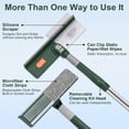 thumbnail image 4 of Zacenei Window Squeegee,3-in-1 Rotatable Squeegee Window Cleaner w/ 67" Extension Poles,Window Washing Kit Glass Door Cleaner Multi-Use Car Windshield Cleaning Tool w/ Long Handle for Outdoor Windows, 4 of 6