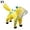 Khaki, variant on Full Body Dog Raincoat with Attached Hood Complete Four Legs Outdoor Walking Gear for Small and Medium