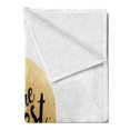 thumbnail image 2 of Daughter Soft Flannel Fleece Blanket, Best Daughter Inscription Circular Background Hand Drawn Arrangement, Cozy Plush for Indoor and Outdoor Use, 50" x 70", Sand Brown Black White, by Ambesonne, 2 of 5