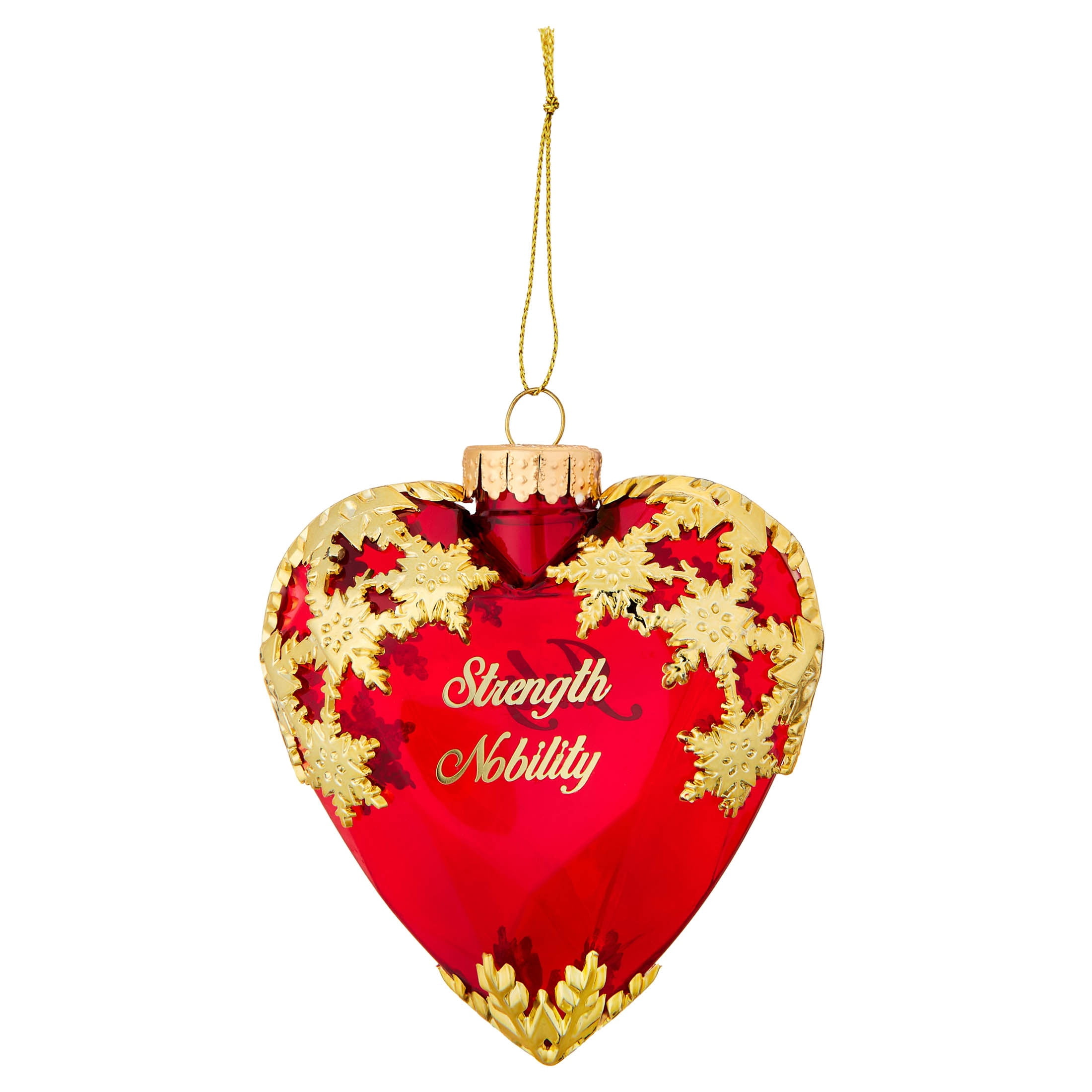 Red and Gold July Birthstone Christmas Ornament, 4.3", by Holiday Time