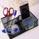thumbnail image 4 of Caja de almacenamiento de metal con 3 compartimentos: se puede utilizar en la oficina, la escuela o en casa., 4 of 5