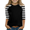 Z21Black, variant on Girls 3/4 Length Sleeve Raglan T-Shirts Kids Casual Striped Crewneck Top Basic Loose Tees for 4-15 Years Orange 140