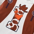 thumbnail image 7 of Gubotare Summer Baby Boy Girl Clothes Set Cowboy Outfits Unisex Short Sleeve Tops Shorts 2PCS 0 3 6 12 18 24 Months (White,12-18 Months), 7 of 7